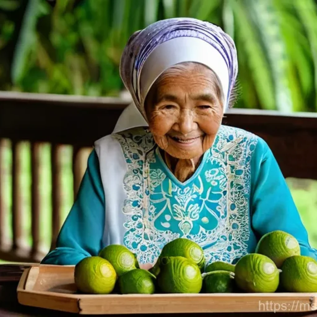 전통식 활용법 잔치국수와 보존 재료 - **"The Art of Acar Limau Making by a Malay Grandmother"**
A serene, sun-drenched image capturing...