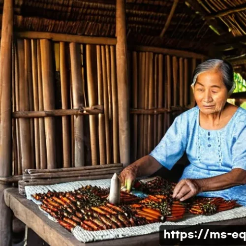 Home 30 전통 요리와 식재료 보존의 연관성 - **Prompt: "Warisan Nenek Moyang" - The Wisdom of Ancestors in an Old Kitchen**
An evocative scen...