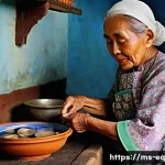 Home 17 전통 보존법과 현대 보존법의 차이 - **Prompt 1: The Wisdom of Nenek's Kitchen**
A heartwarming scene set in a rustic, traditional Ma...